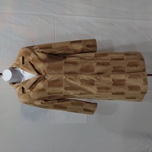 Gold-AD Leather Wear Beige Trench Coat
